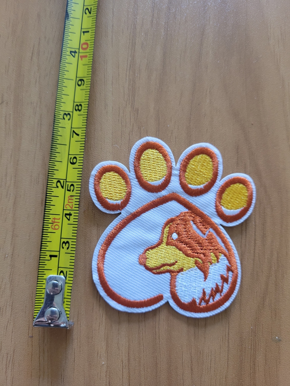 🎃BUY 2 GET 1 FREE🎃Yellow & Orange Paw Dog Embroidered Patch